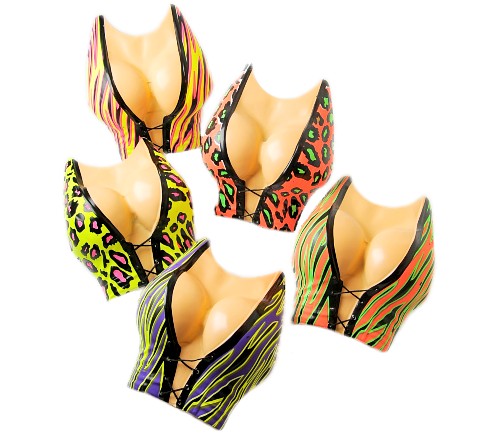 CORSET ANIMAL PRINT FLUO x 1